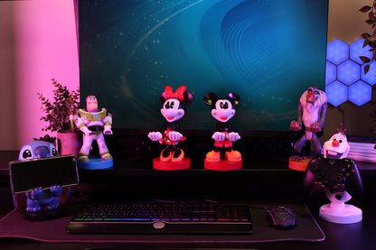 Cableguys Disney Mickey Mouse Controller Holder & Phone Stand - Gaming Setup Accessories for Desk and Game Room, Controller Stand Compatible with Xbox, PlayStation & Most Standard Game Controllers
