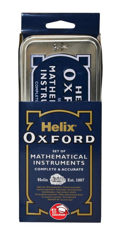 Helix Oxford Maths Set with Storage Tin