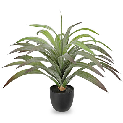Briful Faux Agave Plant 18.1in Artificial Agave Potted Plant Fake Outdoor Plants for Home Office Living Room Bedroom Kitchen Table Decor