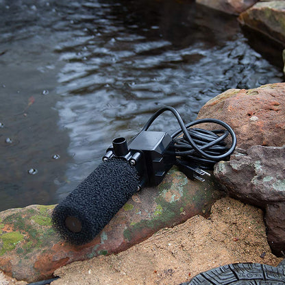Beckett FR900 Pond Pump Set Fountain Pump Submersible Outdoor, Maximum Flow of 900 GPH, Maximum Lift of 12 FT, Black