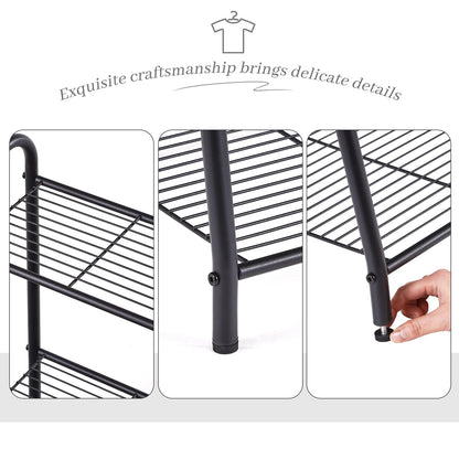 Kitsanery Metal Plant Stand Indoor Outdoor for Multiple Plants,3 Tier Plant Shelf,Large Heavy Duty Flower Holder Ladder Plant for Living Room, Patio, Balcony (Black)