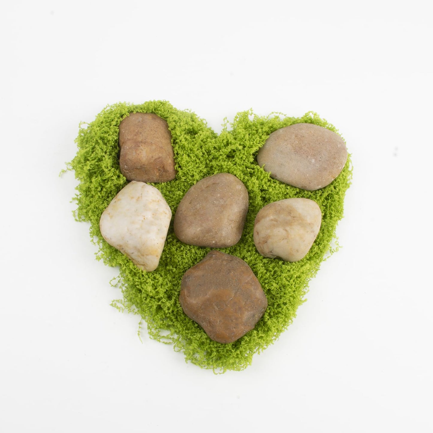 LOOIOOJ 10LB Mixed Stones Pebbles River Rocks, Natural Beach Pebbles,1-2 Inch Decorative River Rocks for Landscaping Garden Paving Plant Rocks Crafting Walkways and Outdoor Decorative Stone