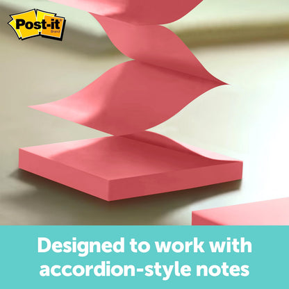 Post-it Pop-up Notes Dispenser, 3x3 in, Black Base Clear Top, Pack Includes Dispenser and a 45-Sheet Pad of Pop-up Notes (WD-330-BK)