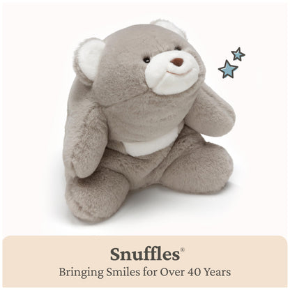 GUND Original Snuffles Teddy Bear, Premium Stuffed Animal for Ages 1 and Up, Gray, 10”