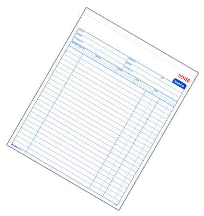 Adams Invoice Book, 8-3/8 x 10-11/16 Inches, 2-Part, Carbonless, White/Canary, 50 Sets per Book (D8140)