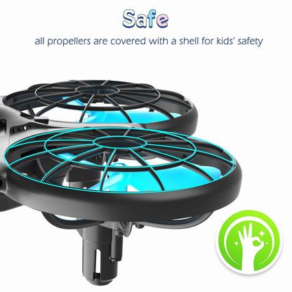Loolinn | Drones for Kids Gift - Mini Drone, RC Drone with Auto Anti-Collision Technology/Safe for Kids/Easy to Fly / 360° Flip/Hand-Controlled Mode (Gift for Boys and Girls)