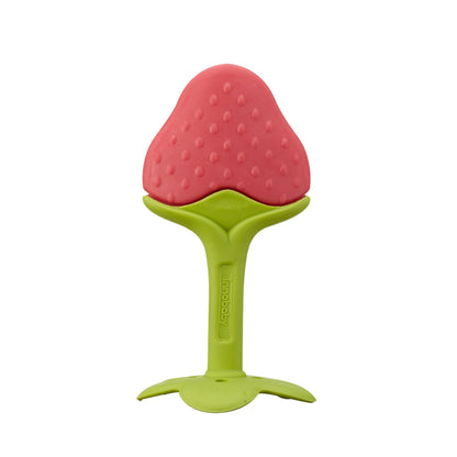 Award Winning Original Teethin’ Smart EZ Grip Fruit Teether by Innobaby - Sore Gum Relief for Front Teeth & Molars with BPA Free Teether Sensory Toy for Babies & Toddlers - Grape/Citrus/Berry