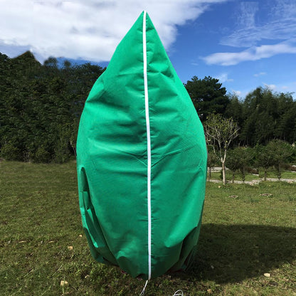 Pasidener Plant Covers Freeze Protection 2 Packs 90"X75" 2.2oz Tree Covers Frost Plant Covers Freeze Cloth for Outdoor Plants with Zipper Drawstring