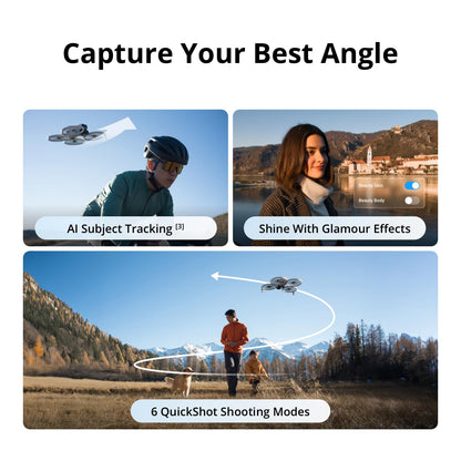 DJI Flip Two Battery Combo Without Screen Remote Controller, Drone With 4K UHD Camera for Adults, Palm Takeoff, Auto Return, Intelligent Flight, 2 Batteries