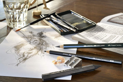 Faber-Castell 9000 Graphite Sketch Pencil Sets Art 8B - 2H set of 12