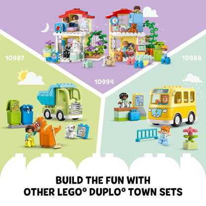 LEGO DUPLO Town Dream Playground 10991 Building Toy Set for Toddlers, Boys and Girls, Hands-on STEM Learning About Letters and Numbers Through Imaginative Play