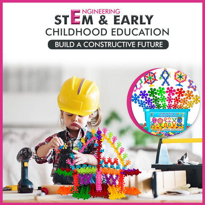 Curious 2 Learn Building Blocks 300ct - STEM Toys for Creativity - 4 Year Old Boy Birthday Gift - Interlocking Discs Set - 5 Year Old Boy Birthday Gift - Educational Toys