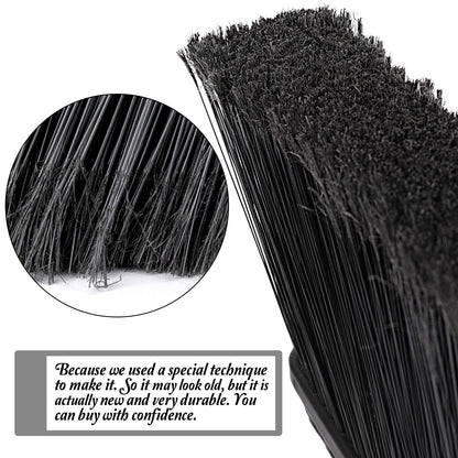 Outdoor Broom,Masthome Heavy Duty Broom,56" Brooms for Sweeping Outdoor,Angle Commercial Brooms with Hard Bristles, for Kitchen Home Office Garage Courtyard Lobby Lawn Concrete