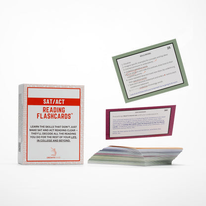 SAT/ACT Reading Flashcards by Growthwise