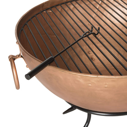 Safavieh Outdoor Collection Bangkok Fire Pit, Copper and Black