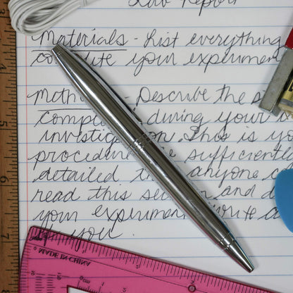 Cross Calais Chrome/Blue Ballpoint Pen