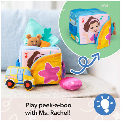 Ms. Rachel Official Surprise Learning Box, Educational Toys with Stuffed Animals, Sensory Toys & Activities for Babies, Toddler Toys for Girls & Boys Ages 3 Months - 2+ Years