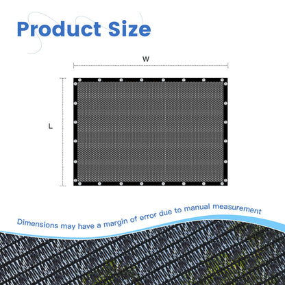 ARKOST 90% Shade Cloth for Garden 12x12 FT, Outdoor Sun Shade Netting with Reinforced Grommets, Pergola Shade Cover Mesh Tarp for Plants Patio Greenhouse Chicken Coop, Black