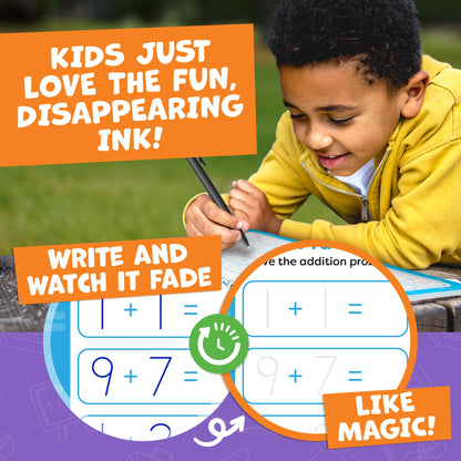 Magic Grooved Writing Practice for Kids Age 3-5 - Grooved Writing Books for Kids 3-5 - Handwriting Practice for Kids 5-7 - Tracing Books Toys for 4 Year Old - Preschool Learning Activities