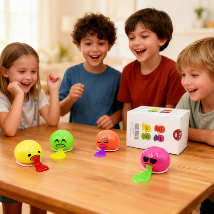 Vomiting Egg Slime Toy - Funny Prank Squeeze Stress Ball Puking Yolk, Novelty Fidget Relief Toy Gag Gift for Kids Adults, Christmas Stocking Stuffers & Birthday Parties