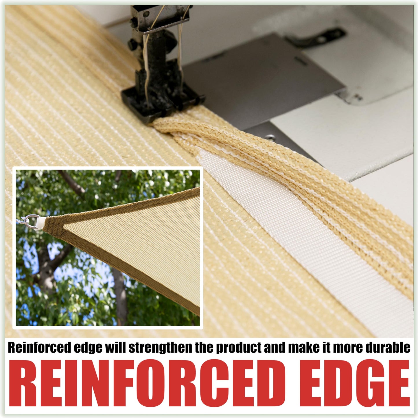 Royal Shade 20' x 20' x 28.3' Red Right Triangle Sun Shade Sail Canopy Outdoor Patio Fabric Screen RSTAPRT20 - UPF50+ 95% UV Blockage, Heavy Duty, Water & Air Permeable (We Make Custom Size)