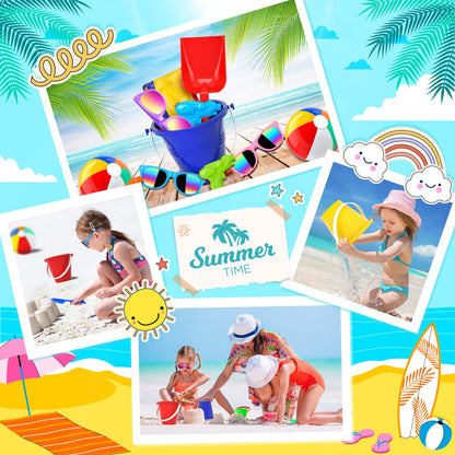 GIFTINBOX Pool Party Favors Beach Party Favors - Pool Toys For Kids Ages 3 4 5 6 7 8 Beach Balls Bulk, Kids Sunglasses, Bubble Wands, Summer Toys for Party Supplies Birthday