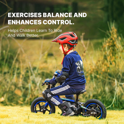 KOZRUNS Electric Dirt Bike for Kids 3-6, 170W Racing Experience Lightweight Motorcycle, New Aluminum Frame with 2 Power Modes, 24V Detachable Battery, 12 Inch Knobby Tires