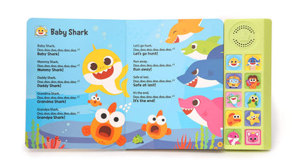 Pinkfong Baby Shark 10 Button Sound Book Collection | Learning & Education Toys | Interactive Baby Books for Toddlers 1-3 | Gifts for Boys & Girls
