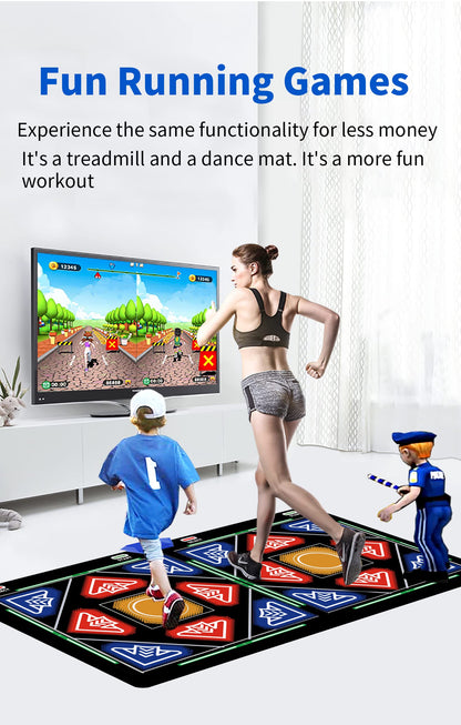 OZLET Single/Double HDMI Musical Electronic Dance mat with a Camera,a 64G Large Memory Card,Including 1030 Games,81 Music Videos,650 Songs,Suitable for TV use,a Luxurious Gift for Boys and Girls