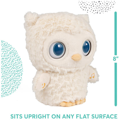 GUND Baby Sleepy Eyes Owl Bedtime Soother Plush Owl Stuffed Animal Night Light & Sound Machine for Baby Boys and Girls, 8”