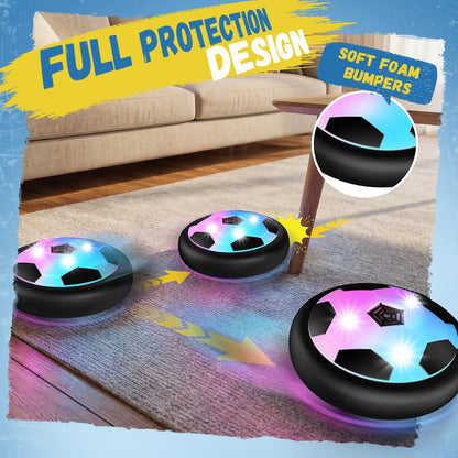 HopeRock Hover Soccer Ball Toys for 3-12 Year Old Boys Girls, Indoor and Outdoor Creative Toys for Toddlers with Foam Bumper, Birthday Gifts for 3 4 5 6 7 8+ Year Old Children's