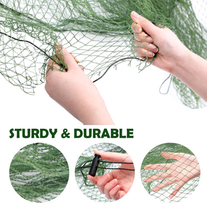 codree 3 Pcs Deer Netting for Shrubs- 7.8 x 7.8 Ft Deer Plant Netting Cover- Reusable Garden Plants Mesh Netting to Protect Undershrub Plant from Deer, Birds and Other Animals