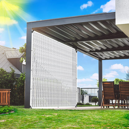 Aluminum 90% Shade Cloth - for Cars,Mesh Tarp for Greenhouse Patio Sun Shade - for Cars