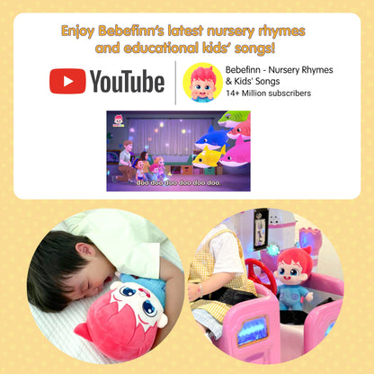 Pinkfong Bebefinn Plush Toy - Soft Cuddly Premium Plush Toy for Kids - Ages 1-5