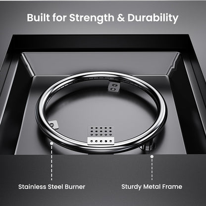 Ciays 32 Inch Propane Fire Pits,50,000 BTU Gas Fire Pit Table for Outsides with Steel Lid and Lava Rock, 2-in-1 Square Fire Table for Gatherings Parties on Patio Deck Garden Backyard, Black