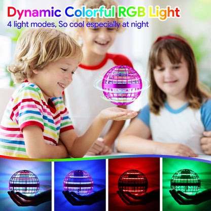 2025 Flying Orb Ball, Boomerang Hover Space Ball Flying Spinner, Orb Drone Orbit, Cool Toys Kids for 6 7 8 9 10+ Year Old Boys Girls Teens, Indoor Outdoor Toys