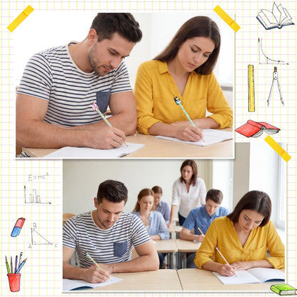 Ireer 60 Pcs Scented Pencils for Kids Animal Fruit Fun Smelly Pencils Bulk HB Graphite with 60 Pcs Cute Cartoon Toppers Gift for School Office Classroom Party Reward Supplies(Cute Style)
