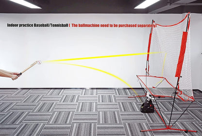 Nets for Tennis Ball Machine(10lb),Ball Recycling Net Also for Baseball/Golf/Cricket(Diameter<2.95in),Portable and Easy to Disassemble;Solo Practice Tennis Indoor&Outdoor(New)