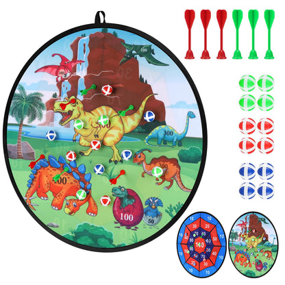 Accmor 29" Large Dart Board for Kids, Kids Dart Board with Sticky Balls, Backyard Indoor Outdoor Games Birthday Gifts for 3 4 5 6 7 8 9 10 11 12 Year Old Boys Girls