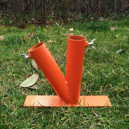 Steel Parasol Holder with 2 Positions for Park, Patio, Beach