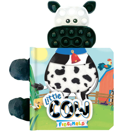 Fidgimals Little Cow Animal Farm Baby Book | Educational Children's Books, Sensory Board Book with Pop It Fidget Toys, Perfect Sensory Toys for ... Books with Sensory Fidget Popper Animals)