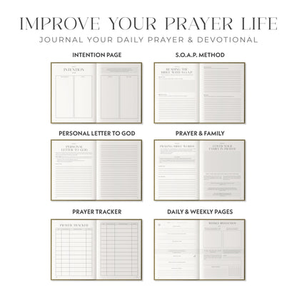 Heavenly Finds Daily Prayer Journal for Woman - 6 Months, Bible Journal with Weekly Scripture - Guided Bible Verse Mapping - Devotional with Prayer Exercises - Spiritual Gift for Woman