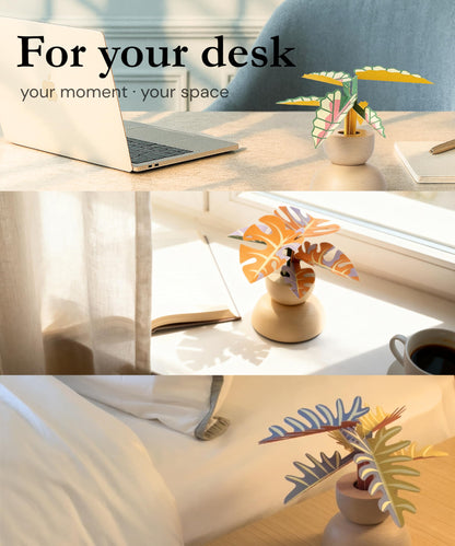 Pulzents Spin Rotating Desk Decor – Minimal Kinetic Desk Sculpture with Soft Scent, Passive Diffuser for Small Spaces, Aesthetic Gift for Women, Home & Office