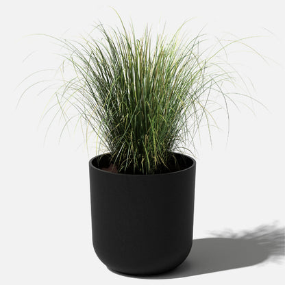 Veradek Round Black Plastic Planter Pots for Indoor/Outdoor Garden Use, with Drainage Holes, Suitable for Small to Large Succulent Plants, Flowers, Modern Interior Plants