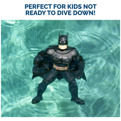 SwimWays DC Batman Floatin' Figures, Swimming Pool Accessories & Kids Pool Toys, Batman Party Supplies & Water Toys for Kids Aged 3 & Up