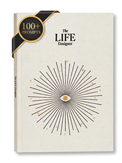 Intelligent Change Life Designer Journal – Guided Life Planner for Goal Setting & Self Reflection – Undated 10 Year Vision Book for Personal Growth & Mindfulness – Natural Cotton Hardcover