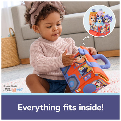 GUND Bluey 5-Piece Plush Playset, Official Bluey Stuffed Animals and Sensory Toys for Babies and Toddlers, 7”