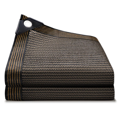 90% Coffee Shade Cloth, 10x20FT Resistant Garden Sun Shade Net, Durable Mesh Shade Tarp with Reinforced Grommets for Greenhouse, Plant, Chicken Coop, Pergola, Swimming, Canopy，Patio，Garden