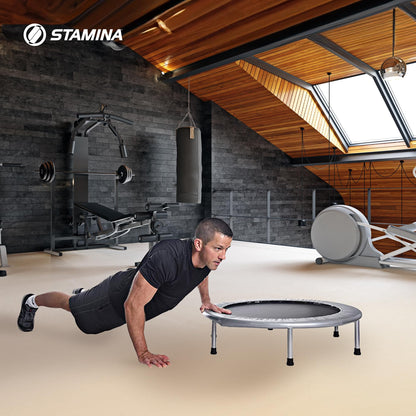 Stamina 36-Inch Folding Trampoline | Quiet and Safe Bounce | Supports Up To 250 Pounds