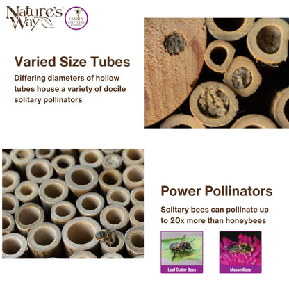 Nature's Way Bird Products PWH1-B Purple Bee House